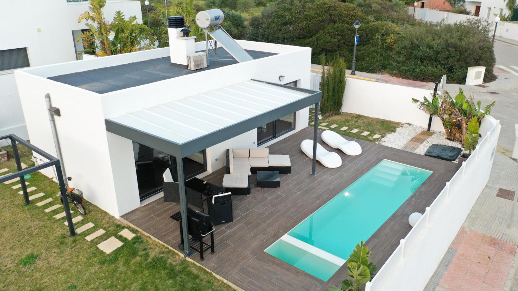Villa Anyway Conil Un Lujo Frente Al Mar Кониль-де-ла-Фронтера Экстерьер фото